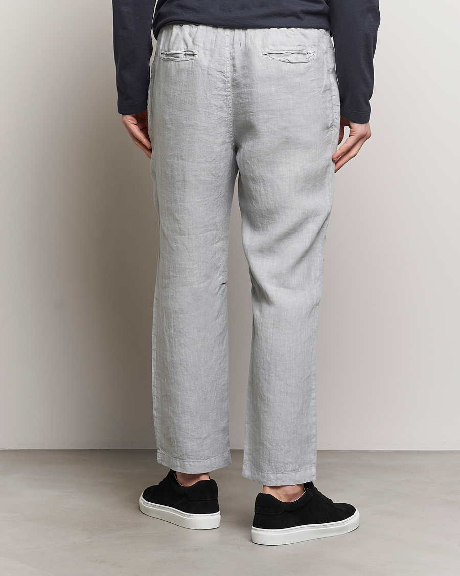 Mens Linen Drawstring Pants Straight Leg Trousers Bottoms Pocket Comfort |  eBay
